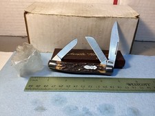Vintage Schrade USA Uncle Henry 885UH King Ranch Stockman Knife. NOS IN BOX picture