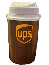 Vintage Frio UPS Brown Thermos Water Cooler Jug picture