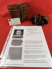 Original WW2 USN Named Binoculars Bausch & Lomb Researched KIA 1943 picture