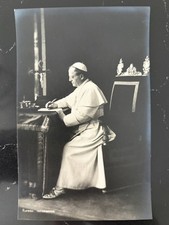 Vintage Pope Pius XI Postcard Vatican Catholic RPPC Photo 1920s 1930s Italy picture