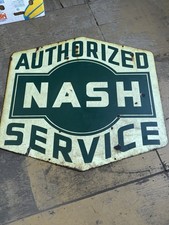 Vintage 1937 nash dealership sign picture