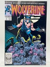 Wolverine 1 ~Est.High Grade ~W pgs ~High Reflective Cvr~1st app.Patch ~Key picture