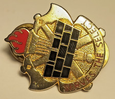 Vintage Berlin Brigade Combat Support Battalion Crest Pin-Deactivated Unit- USA picture