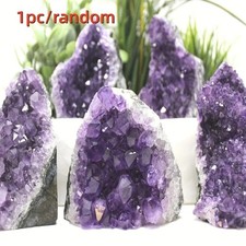 Natural Amethyst Cluster Purple Crystal Stone Healing Crystal Mineral Home Decor picture