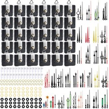 30 Pack Quartz Clock Movement Kit, Silent Non-Ticking Mechanism, 20mm Shaft, DIY picture