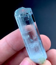 78 Carat Blue Aquamarine Crystal Specimen From Pakistan  picture