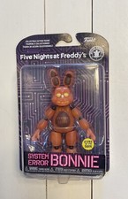 Five Nights at Freddys Action Figure FNAF Funko System Error Bonnie Glow In Dark picture