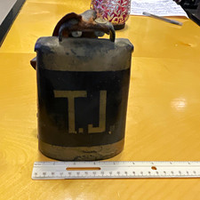 Vintage 1970s Thomas Jefferson High School TJ Spirit Cowbell Pennsylvania picture