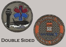 SLC Determined Fury Airport EMS Emergency Response Challenge Coin  J#26 picture