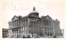 Indiana In Real Photo RPPC Postcard c1940s HUNTINGTON Court House Building picture