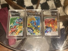 TAG 10 Gen1 Kanto First Partner Illustration Collection Trio Set of 3 Sequential picture