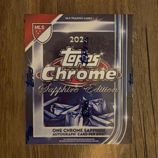 Topps 2024 Chrome Sapphire Edition MLS Box 32 Autograph Cards picture