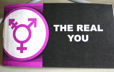 THE REAL YOU LGBT bi transgender gay Jack Chick tract NEW real hope in love picture