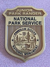RARE FREEDOM RIDERS NATIONAL PARK JUNIOR RANGER BADGE BLACK HISTORY CIVIL RIGHTS picture