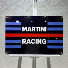 Martini Rusty Racing Heavy Metal Sign- Garage Decor – 60x40 cm (23.6” × 15.7”) picture