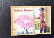 Playboy Model Instagram Influencer Shantal Monique Kiss Card Autograph picture