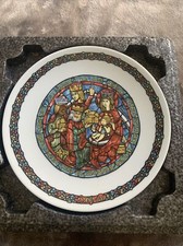 Darceau Limoges Noel Vitrail Stained Glass Christmas Plate “The Purification
