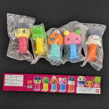 2004 Bandai Tamagotchi #28 Mini PEZ Complete Set 5 Gashapon Japan Toy 4 Inserts picture