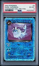 2002 Pokémon Dark Vaporeon #9 Legendary Collection Reverse Foil PSA 6 VERY CLEAN picture