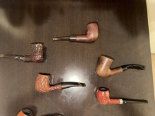 Vintage Lot Of  7  Estate Tobacco Pipes picture