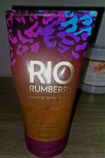 Bath Body Works Rio Rumberry Glowing Scrub Rare Discontinued HTF picture