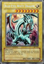 Yu-Gi-Oh Blue-Eyes White Dragon BPT-003 Secret Rare Limited [GD-EX] | EN 2002 picture