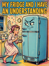 My Fridge And I Have An Understanding Magnet 825A picture