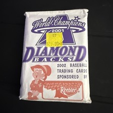 2001 WORLD CHAMPIONSHIP AZ DIAMONDBACKS KEEBLER BASEBALL CARDS 2002 28 set NEW picture