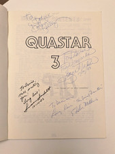 Quastar #3 Signed Star Trek Fanzine DeForest Kelley George Takei + Quastar #4 picture