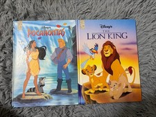 Vintage 1995 Disney’s Pocahontas & Lion King Hardcover Oversized Book picture