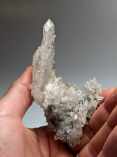 A++++ Solution Quartz w/ UV Reactive Cookeite, Jeffrey Quarry, Arkansas, Rare picture