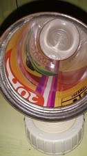 Vintage 1969 Hot Wheels Thermos #2804 Mattel Factory Error Plaid Reverse Thermos picture