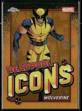 2025 Topps Chrome Marvel Deadpool Icons Wolverine #DI-10 Refractor 49/50 picture
