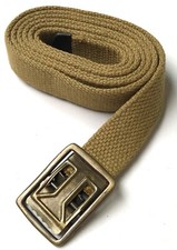 WWII US USMC MARINE P1941 P41 TROUSERS WAIST BELT-SIZE 2, FITS 36-44 IN WAIST picture