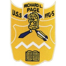 USS Richard L. Page FFG-5 Ship Patch ( 4 1/4