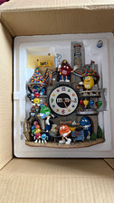 Danbury Mint M&M's Collector Desk Clock Analog Multicolor Resin Battery Arabic picture
