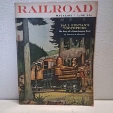 Railroad Magazine 1959 June V70#4 Paul Bunyan's toothpicks picture
