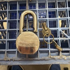 Harley-Davidson AMF HARDENED Vintage Padlock With Original Keys (2)- Works Great picture