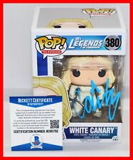 🔥 Caity Lotz Signed White Canary DC Legends Of Tomorrow Funko Pop Beckett PSA picture