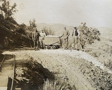 California Ore Mine Kern Amalie Miners Bawden & Wilcox Family 2 Antique Photos picture