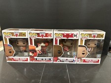 Funko Pop Chicago bulls #03, #108, #54, #103 Lot Of 4 -MINT NR MINT picture