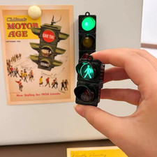 1pc Traffic Light Fridge Magnet Pedestrian Signal Mini Creative Home Decor Toy picture