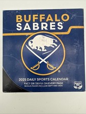 Turner Licensing, NHL Buffalo Sabres 2026 Desk Calendar, 5.38'' X 5.38'', 12-Mo picture
