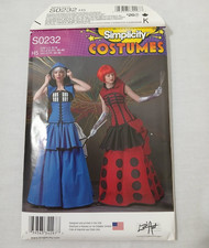 Simplicity Costumes S0232  Size H5 - U.S. 6-14  NEW Uncut picture