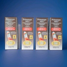 (4)~Primatene Mist Epinephrine Inhalation Aerosol 160 Sprays 11.7g EXP 10/2027 picture