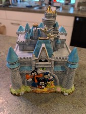 Vintage Ceramic Disney Cinderella Castle  & Characters Cookie Jar picture