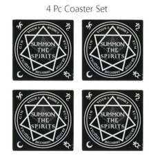 Summon The Spirits Ceramic Coaster With Cork Backing Set of 4 picture