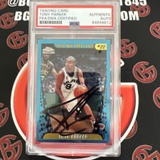 2001-02 Topps Chrome Refractor Tony Parker RC Rookie AUTO PSA AUTOGRAPHED AUTO picture