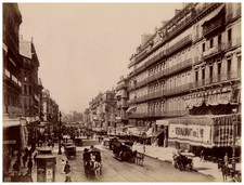 France, Marseille, La Canebière, Hôtel du Louvre et de la Paix Original Vintage  picture