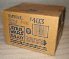RARE 10X FACTORY SEALED CASE TOPPS 1993 STAR WARS GALAXY SERIES 1 TRADING CARD picture